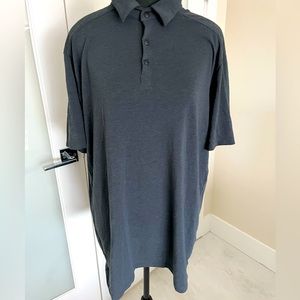 MEC All Day Essentials Polo Tee - Men's in large, light black